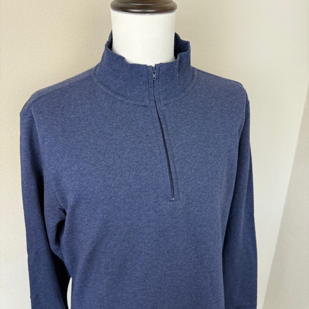 NWT - Criquet Mens 1/4 Zip Pull Over Sweater | XL | Navy - Picture 3 of 8